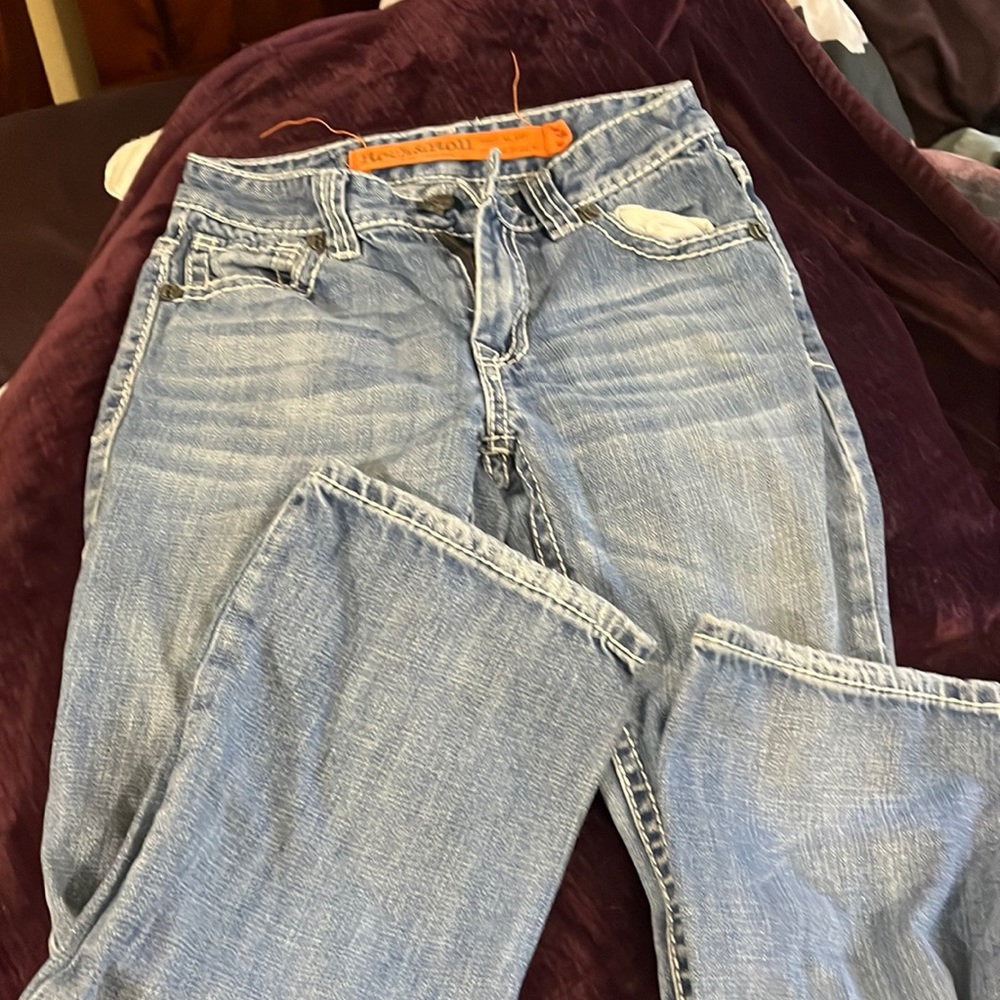 Boys rock and roll cowboy jeans